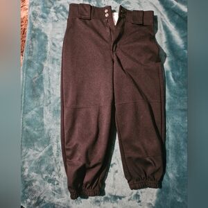 Rawlings Black Baseball Pants Athletic Bottoms